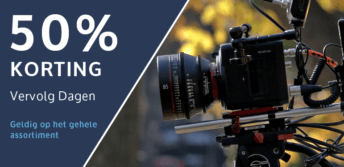 50% korting camera huren