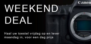 weekend voordeel Camera Huren Nederland