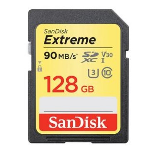 SANDISK 128 GB sd kaart huren