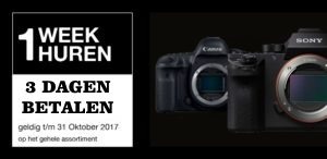 week korting camera huren nederland