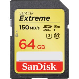64 GB SANDISK EXTREME PRO SD CARD 90MB/S huren